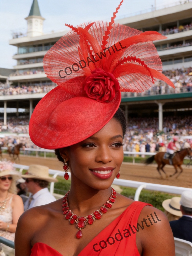 Women'S Fashion Kentucky Derby - Hiasan Kepala Pacuan Kuda Derby, Jaring