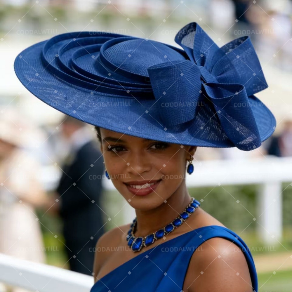 Women'S Fashion Kentucky Derby - Topi Fascinator Besar Royal Ascot dengan