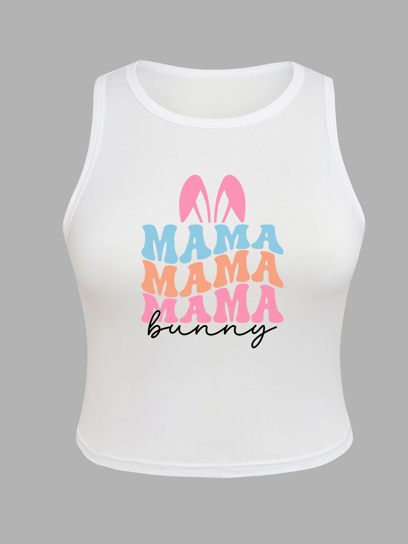Women'S Fashion Vest Tops - Rompi modis wanita bermotif pola Paskah