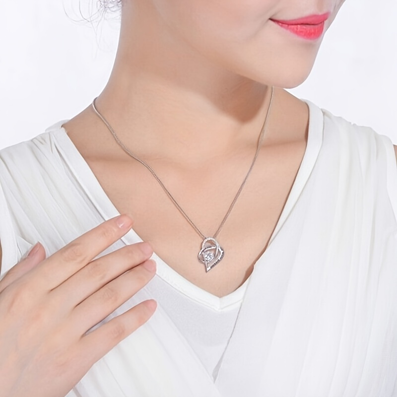Kalung liontin hati yang elega - Women Fashion Over The Years ulasan dan harga