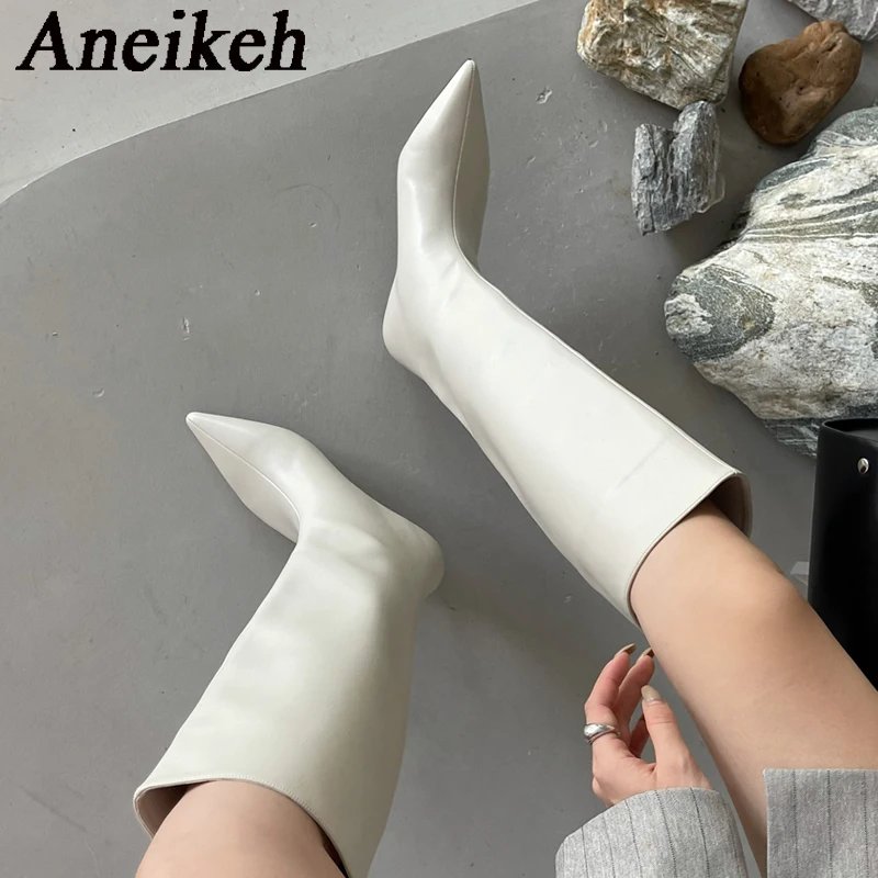 Sepatu Boots Wanita Aneikeh 20 - Women'S Fashion Knee High Boots ulasan dan harga