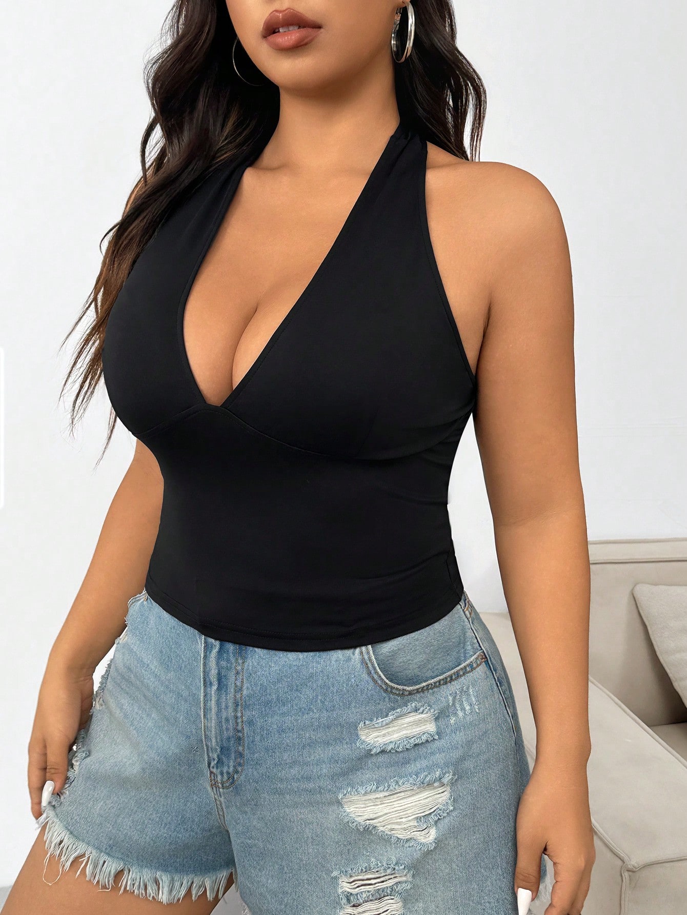 Atasan Halter Vest Wanita Ukur - Women'S Fashion Vest Tops ulasan dan harga