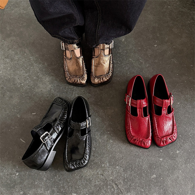 Sepatu Wanita Kulit Asli Musim - Women'S Fashion Shoes ulasan dan harga