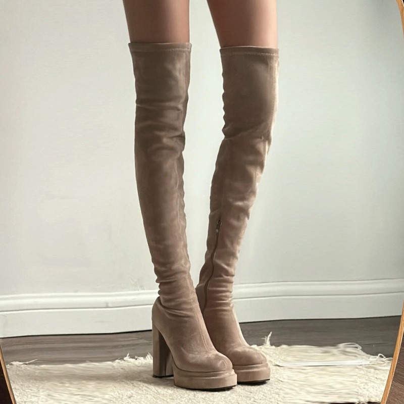 Sepatu Bot Setinggi Paha Wanit - Women'S Fashion Knee High Boots ulasan dan harga