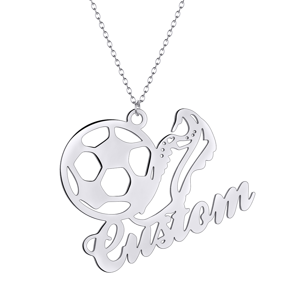 Kalung liontin kartun sepak bo - Women Fashion Names ulasan dan harga