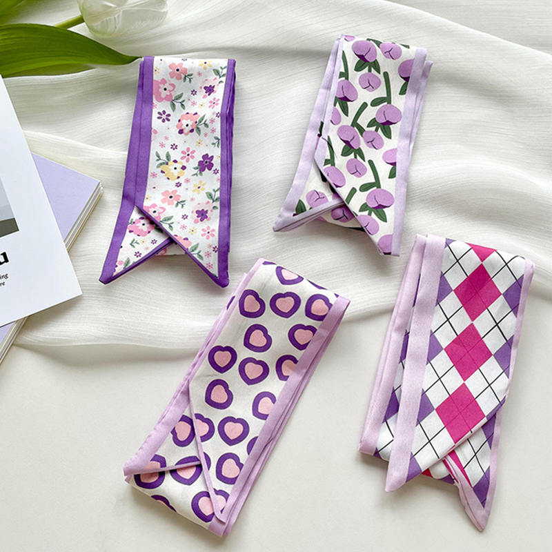 Syal Sutra Wanita Pendek Sempi - Women Fashion Necktie ulasan dan harga