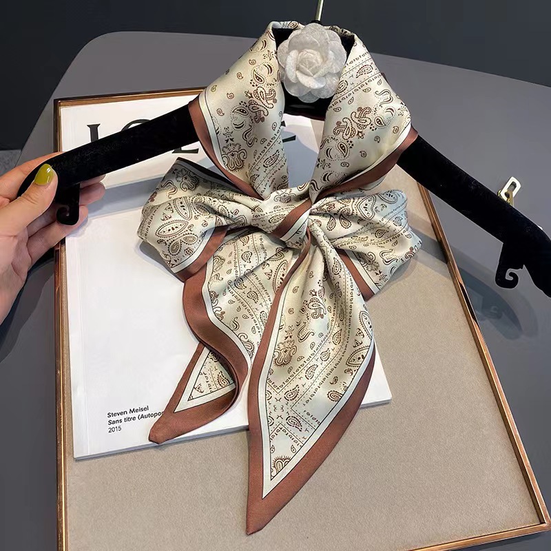 Syal Hiasan Kepala Ramping Sut - Women Fashion Necktie ulasan dan harga
