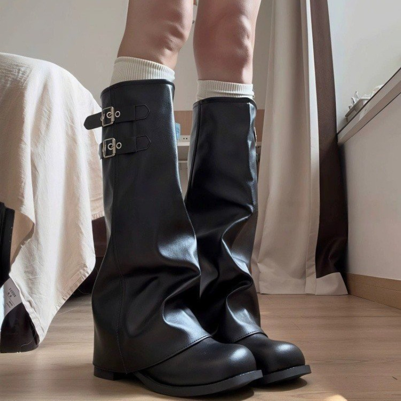 Sepatu Bot Setinggi Lutut Gaya - Women'S Fashion Knee High Boots ulasan dan harga