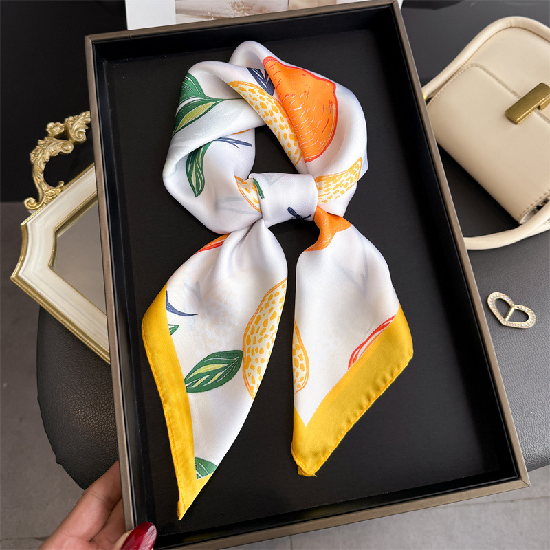 Kerudung Segi Empat Sutra Moti - Women Fashion Necktie ulasan dan harga