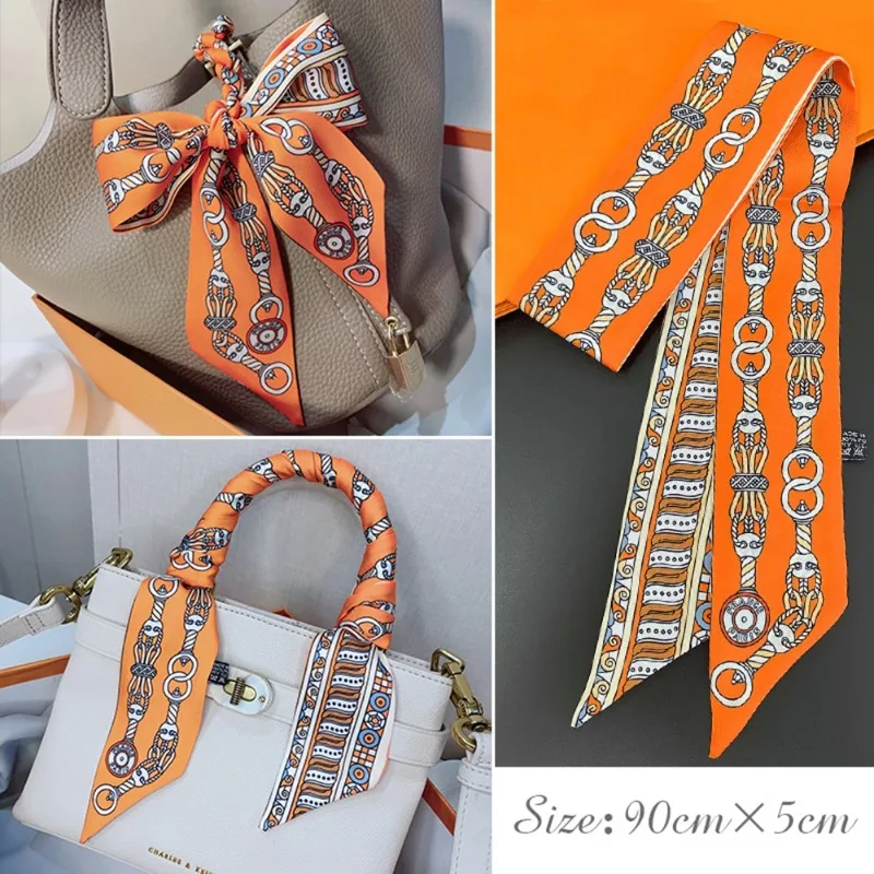 Syal Sutra Tipis Modis untuk W - Women Fashion Necktie ulasan dan harga