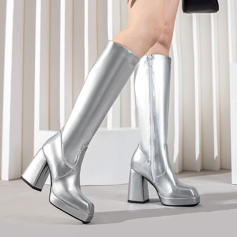 Sepatu bot panjang selutut unt - Women'S Fashion Knee High Boots ulasan dan harga