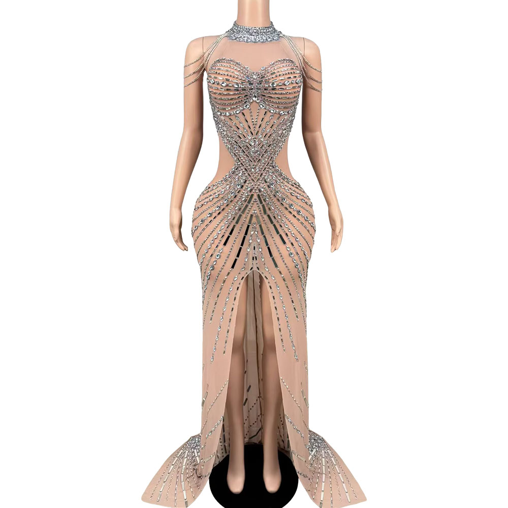 Gaun Panjang Mewah Berhias Rhi - Women Fashion Photoshoot ulasan dan harga