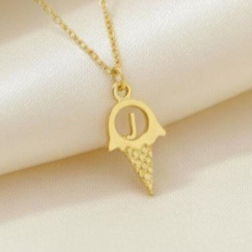 Kalung Es Krim Berongga Mode K - Women Fashion Dress Names ulasan dan harga