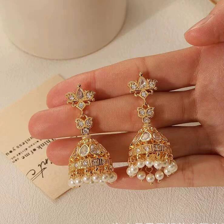 Anting-anting sangkar burung m - Women'S Fashion Korea ulasan dan harga