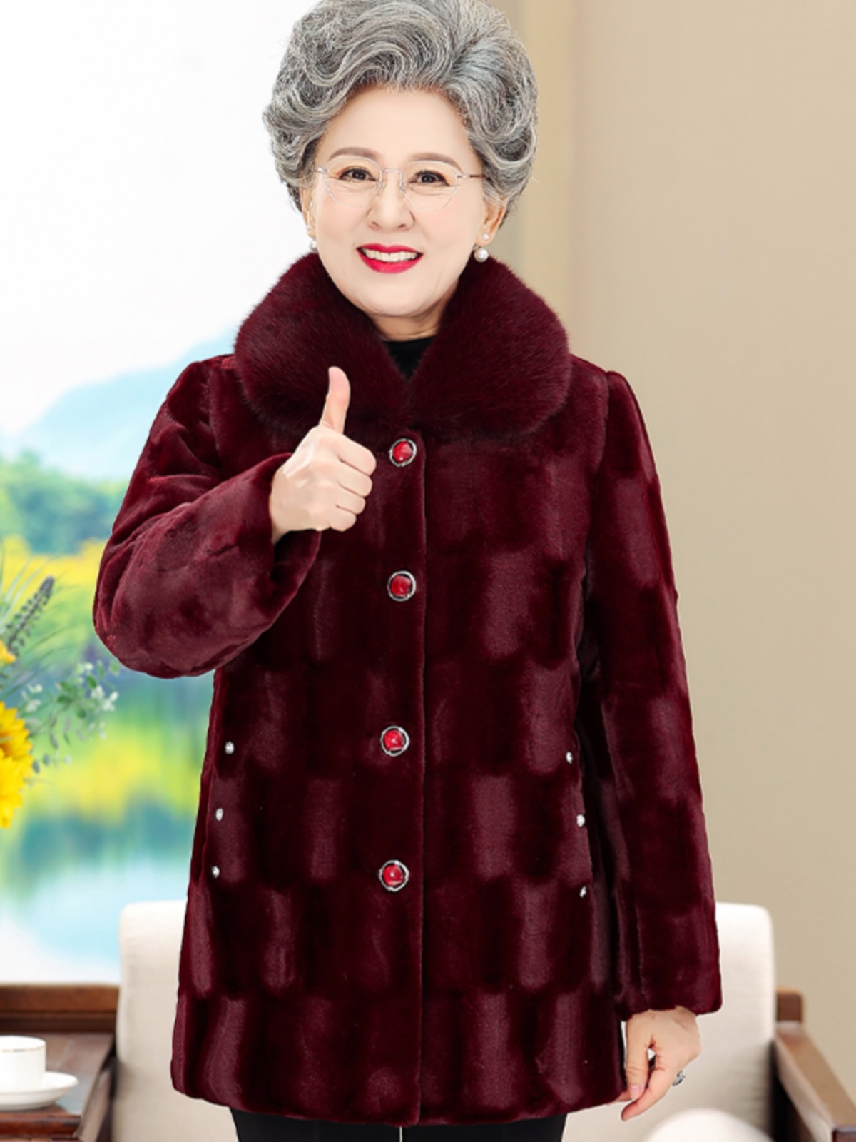 Mantel Beludru Mink Tebal Panj - Women Fashion Over The Years ulasan dan harga